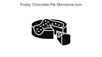 Frosty Chocolate Pie Monotone Icon In Powerpoint Pptx Png And Editable Eps Format