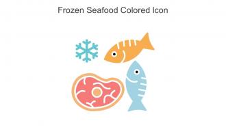 Frozen Seafood Colored Icon In Powerpoint Pptx Png And Editable Eps Format