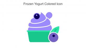 Frozen Yogurt Colored Icon In Powerpoint Pptx Png And Editable Eps Format
