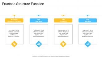 Fructose Structure Function In Powerpoint And Google Slides Cpb