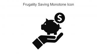 Frugality Saving Monotone Icon In Powerpoint Pptx Png And Editable Eps Format