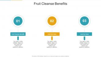 Fruit Cleanse Benefits In Powerpoint And Google Slides Cpb