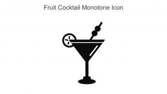 Fruit Cocktail Monotone Icon In Powerpoint Pptx Png And Editable Eps Format