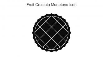 Fruit Crostata Monotone Icon In Powerpoint Pptx Png And Editable Eps Format