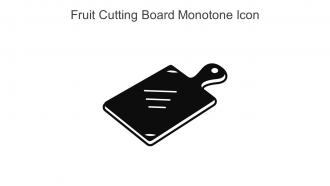 Fruit Cutting Board Monotone Icon In Powerpoint Pptx Png And Editable Eps Format
