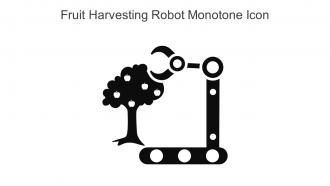 Fruit Harvesting Robot Monotone Icon Icon In Powerpoint Pptx Png And Editable Eps Format