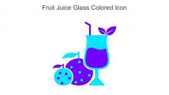 Fruit Juice Glass Colored Icon In Powerpoint Pptx Png And Editable Eps Format