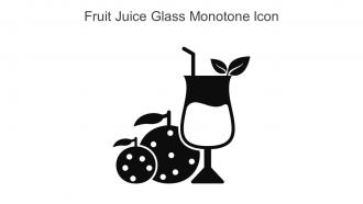 Fruit Juice Glass Monotone Icon In Powerpoint Pptx Png And Editable Eps Format