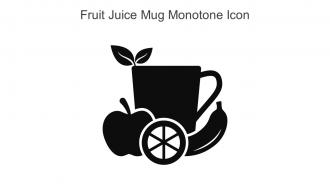 Fruit Juice Mug Monotone Icon In Powerpoint Pptx Png And Editable Eps Format