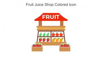 Fruit Juice Shop Colored Icon In Powerpoint Pptx Png And Editable Eps Format