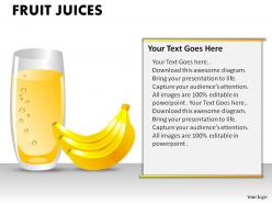Fruit juices powerpoint presentation slides