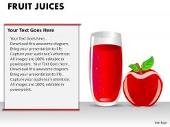 Fruit juices powerpoint presentation slides