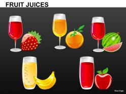Fruit juices powerpoint presentation slides db