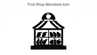 Fruit Shop Monotone Icon In Powerpoint Pptx Png And Editable Eps Format