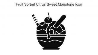 Fruit Sorbet Citrus Sweet Monotone Icon In Powerpoint Pptx Png And Editable Eps Format