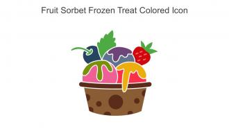 Fruit Sorbet Frozen Treat Colored Icon In Powerpoint Pptx Png And Editable Eps Format