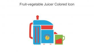 Fruit Vegetable Juicer Colored Icon In Powerpoint Pptx Png And Editable Eps Format