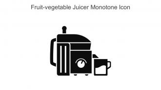 Fruit Vegetable Juicer Monotone Icon In Powerpoint Pptx Png And Editable Eps Format