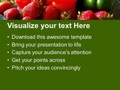 Fruits and veggies health powerpoint templates ppt themes and graphics 0213