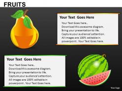 Fruits powerpoint presentation slides db