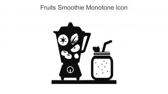 Fruits Smoothie Monotone Icon In Powerpoint Pptx Png And Editable Eps Format
