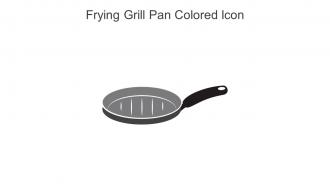 Frying Grill Pan Colored Icon In Powerpoint Pptx Png And Editable Eps Format