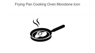 Frying Pan Cooking Oven Monotone Icon In Powerpoint Pptx Png And Editable Eps Format