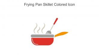 Frying Pan Skillet Colored Icon In Powerpoint Pptx Png And Editable Eps Format