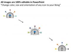 74693912 style circular semi 5 piece powerpoint presentation diagram infographic slide