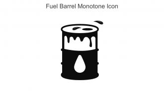 Fuel Barrel Monotone Icon In Powerpoint Pptx Png And Editable Eps Format