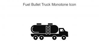 Fuel Bullet Truck Monotone Icon In Powerpoint Pptx Png And Editable Eps Format