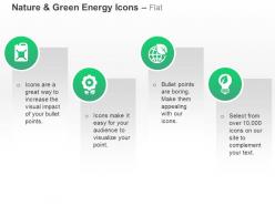 Fuel cane flower global green energy environment ppt icons graphics