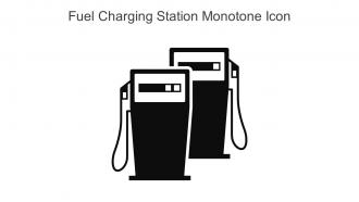 Fuel Charging Station Monotone Icon In Powerpoint Pptx Png And Editable Eps Format