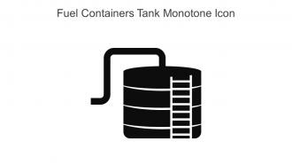 Fuel Containers Tank Monotone Icon In Powerpoint Pptx Png And Editable Eps Format