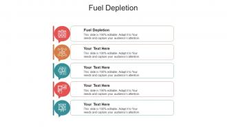 Fuel depletion ppt powerpoint presentation portfolio elements cpb