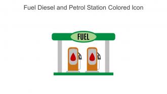 Fuel Diesel And Petrol Station Colored Icon In Powerpoint Pptx Png And Editable Eps Format
