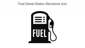 Fuel Diesel Station Monotone Icon In Powerpoint Pptx Png And Editable Eps Format
