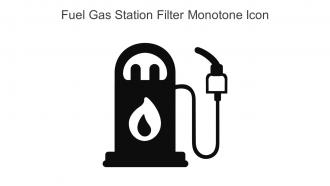 Fuel Gas Station Filter Monotone Icon In Powerpoint Pptx Png And Editable Eps Format