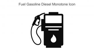 Fuel Gasoline Diesel Monotone Icon In Powerpoint Pptx Png And Editable Eps Format