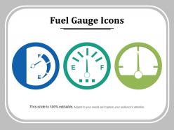 Fuel gauge icons