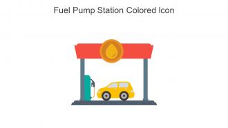 Fuel Pump Station Colored Icon In Powerpoint Pptx Png And Editable Eps Format