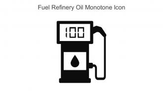 Fuel Refinery Oil Monotone Icon In Powerpoint Pptx Png And Editable Eps Format