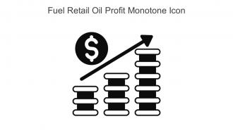 Fuel Retail Oil Profit Monotone Icon In Powerpoint Pptx Png And Editable Eps Format