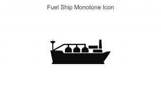 Fuel Ship Monotone Icon In Powerpoint Pptx Png And Editable Eps Format