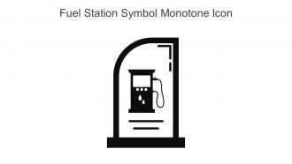 Fuel Station Symbol Monotone Icon In Powerpoint Pptx Png And Editable Eps Format