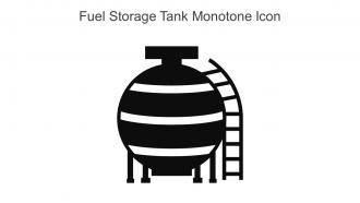 Fuel Storage Tank Monotone Icon In Powerpoint Pptx Png And Editable Eps Format