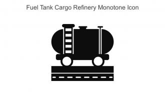 Fuel Tank Cargo Refinery Monotone Icon In Powerpoint Pptx Png And Editable Eps Format