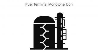 Fuel Terminal Monotone Icon In Powerpoint Pptx Png And Editable Eps Format