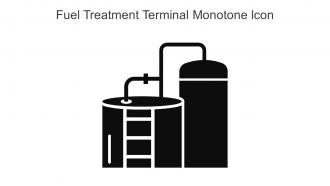 Fuel Treatment Terminal Monotone Icon In Powerpoint Pptx Png And Editable Eps Format