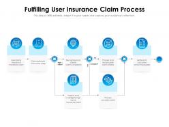 Fulfilling user insurance claim process
